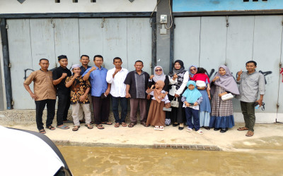 Kebersamaan guru dan staf saat lebaran1447 H